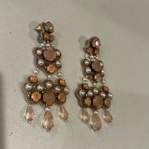 Chandelier pierced earrings – never worn